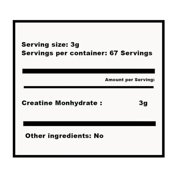 CREATINE MONOHYDRATE GSN | 200G CREATINE MONOHYDRATE GSN | 200G